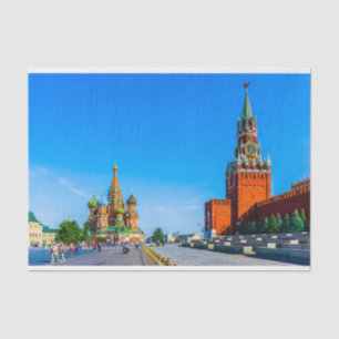 Roter Platz in Moskau Seidenpapier