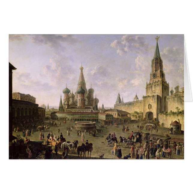 Roter Platz, Moskau, 1801 (Vorderseite (Horizontal))