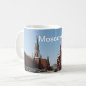 Roter Platz. Moskau, Russland Kaffeetasse (Vorderseite Links)