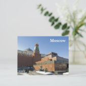 Roter Platz Postkarte (Stehend Vorderseite)