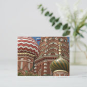 Roter Platz, Russische Föderation Postkarte (Stehend Vorderseite)