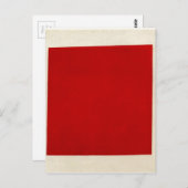 Roter Platz von Kazimir Malevich Postkarte (Vorne/Hinten)