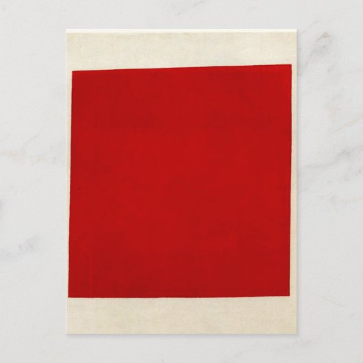 Roter Platz von Kazimir Malevich Postkarte (Vorderseite)
