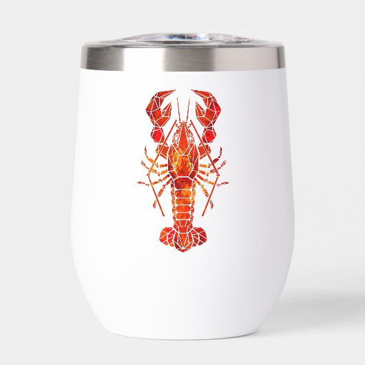 Roter polygonal Hummer (Vorderseite)