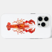 Roter polygonal Hummer Case-Mate iPhone Hülle (Rückseite (Horizontal))