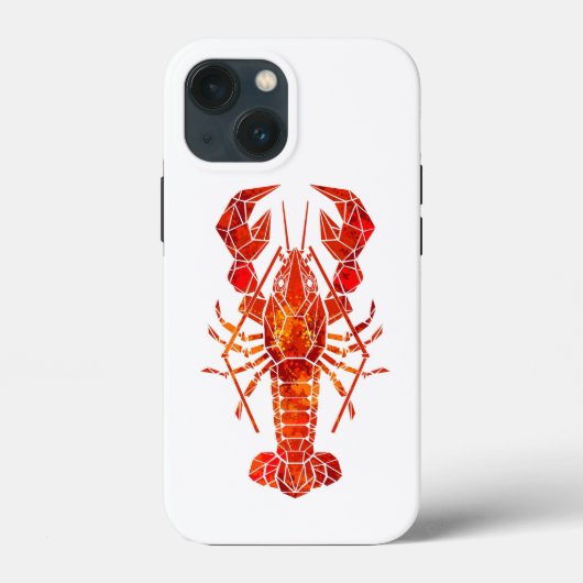 Roter polygonal Hummer Case-Mate iPhone Hülle (Rückseite)