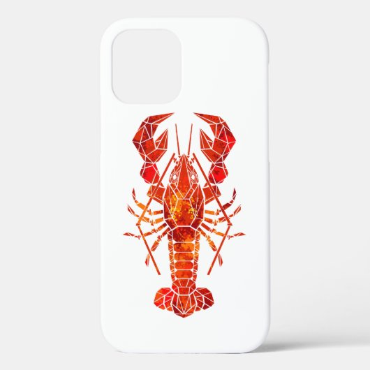 Roter polygonal Hummer Case-Mate iPhone Hülle (Rückseite)