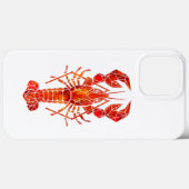 Roter polygonal Hummer Case-Mate iPhone Hülle (Rückseite (Horizontal))