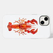 Roter polygonal Hummer Case-Mate iPhone Hülle (Rückseite (Horizontal))