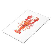 Roter polygonal Hummer Notizblock (angewinkelt)