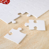 Roter Polygonaler Hummer Puzzle (Seite)