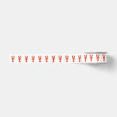 Roter Polygonaler Hummer Ripsband (Vorderseite)