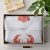 Roter Polygonaler Hummer Seidenpapier (Geschenk)