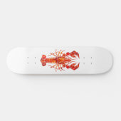 Roter polygonaler Hummer Skateboard (Horizontal)
