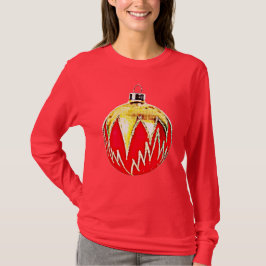 Roter Pop Art Art Deco Restaurant Dellago T-Shirt