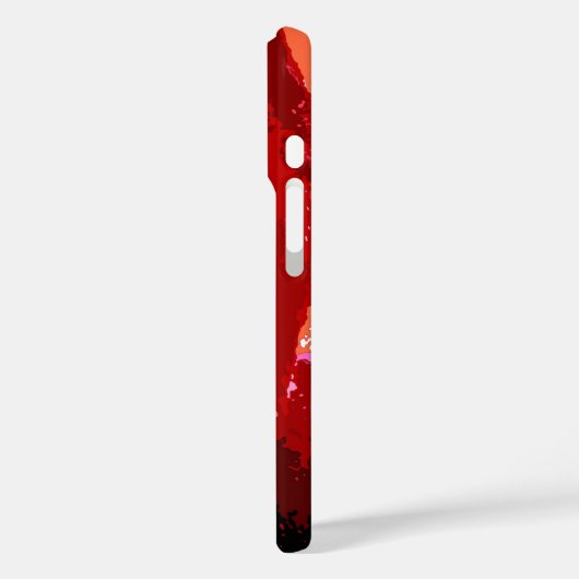 Roter Pop Case-Mate iPhone Hülle (Rückseite / Links)