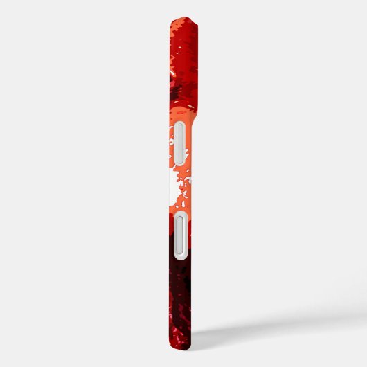 Roter Pop Case-Mate iPhone Hülle (Rückseite / Rechts)