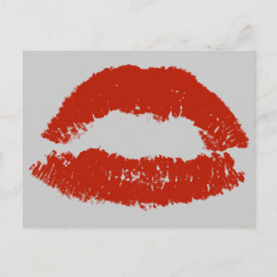 Roter Pop Postkarte