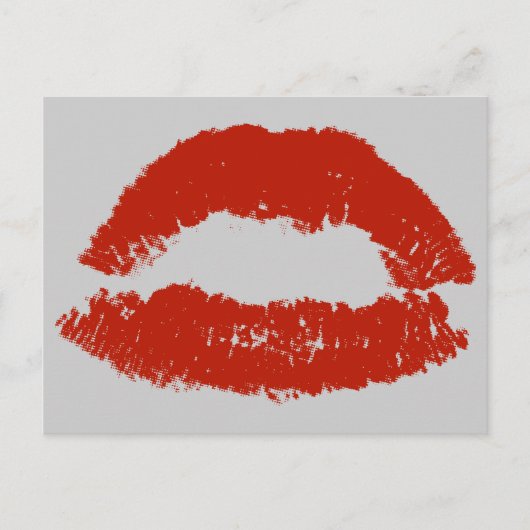 Roter Pop Postkarte (Vorderseite)