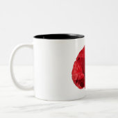 Roter Popoy Zweifarbige Tasse (Links)