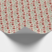 Roter Poppy Blumengeschenk Wrap Packpapier Blume (Ecke)