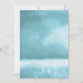 Roter Poppy Blumenkohl Hochzeitsessen Probe Einladung (Rückseite)