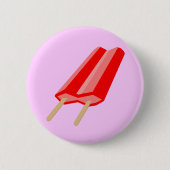 Roter Popsicle Button (Vorderseite)
