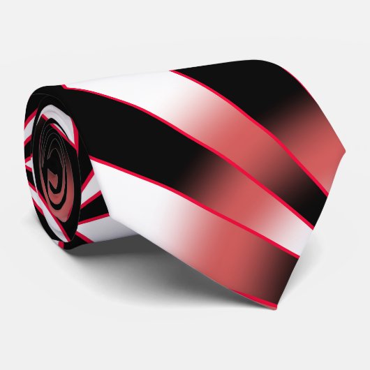 Roter Power Ausblick Gradient Fill Zeichnend Krawatte (Gerollt)