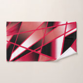 Roter Power Sichtbare strahlende, farbenfrohe Kuns Badhandtuch Set (Handtuch)