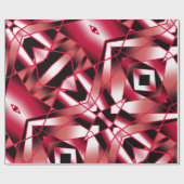 Roter Power Sichtbare strahlende, farbenfrohe Kuns Geschenkpapier (Flach)