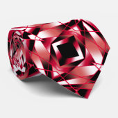 Roter Power Sichtbare strahlende, farbenfrohe Kuns Krawatte (Gerollt)