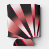 Roter Power Sichtsichtlicher Farbton Zeichnend Dosenkühler (Rückseite)