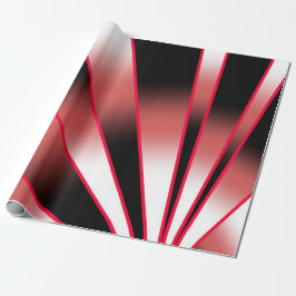 Roter Power Sichtsichtlicher Farbton Zeichnend Geschenkpapier