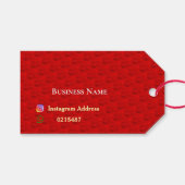 Roter Preis Geschenkanhänger (Vorderseite (Horizontal))