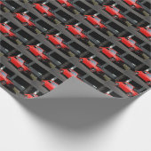 Roter Puch 500 Geschenkpapier (Ecke)