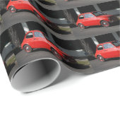 Roter Puch 500 Geschenkpapier (Rolleneckpunkt)