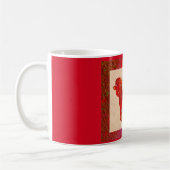 Roter Pudel Kaffeetasse (Links)