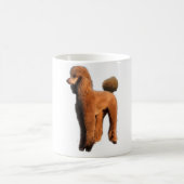 roter Pudel Kaffeetasse (Mittel)