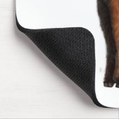 roter Pudel Mousepad (Ecke)
