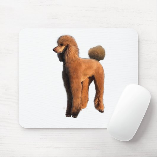 roter Pudel Mousepad (Mit Mouse)