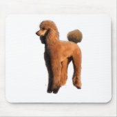 roter Pudel Mousepad (Vorne)