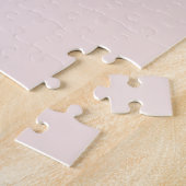 Roter Pullover Weiße Herzen Glück ist ein Hund Puzzle (Seite)