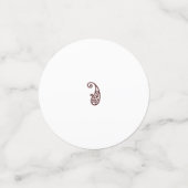 Roter Punkt Konfetti (Klein Vorderseite)