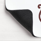 Roter Punkt Mousepad (Ecke)