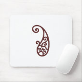 Roter Punkt Mousepad (Mit Mouse)