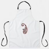 Roter Punkt Schürze (Vorderseite)