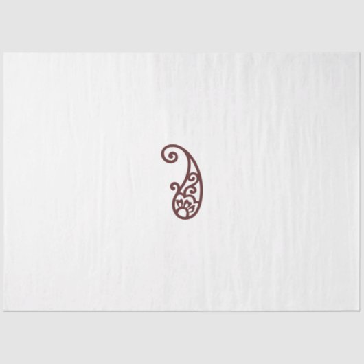 Roter Punkt Seidenpapier (Vorderseite)