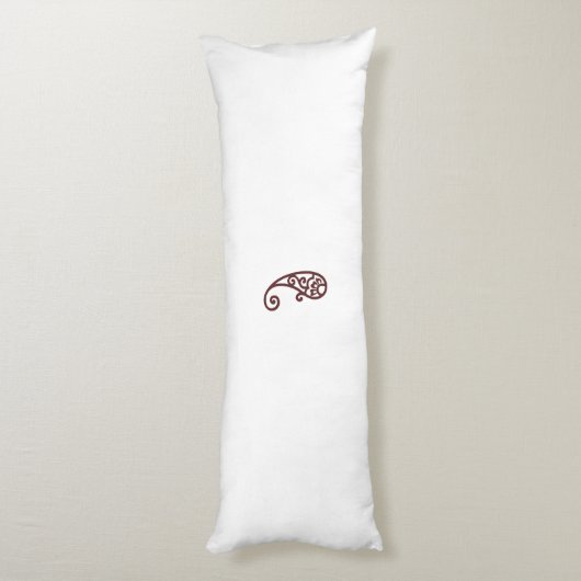 Roter Punkt Seitenschläferkissen (Rückseite (Vertikal))