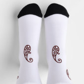 Roter Punkt Socken (Oben)