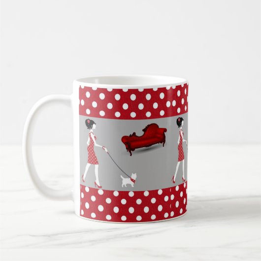Roter Punkt Tasse (Links)